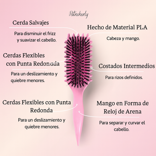 Petrichorly Peine Moldeador de Cabello 5 en 1