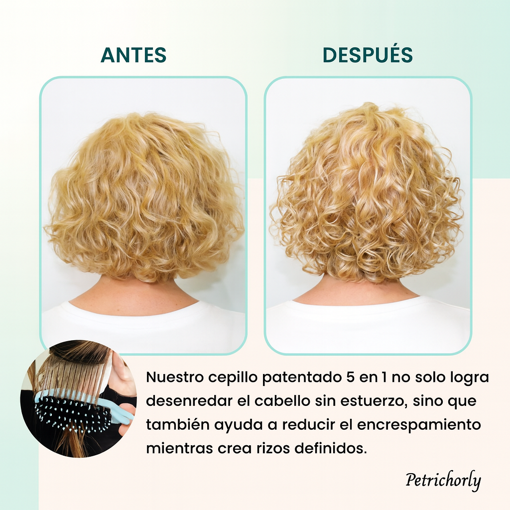 Petrichorly Peine Moldeador de Cabello 5 en 1