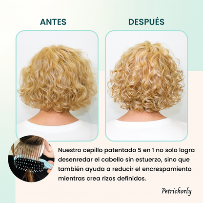 Petrichorly Peine Moldeador de Cabello 5 en 1